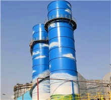 發電公司150米煙囪內壁脫硫防腐做好技術交底